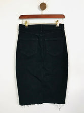 Load image into Gallery viewer, River Island Women&#39;s Denim Pencil Skirt | UK10 | Black

