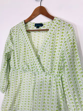 Load image into Gallery viewer, Boden Women&#39;s Patterned Blouse | UK12 | Green
