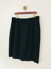 Load image into Gallery viewer, Jaeger Women&#39;s High Waisted Pleated Pencil Skirt  | UK16 | Black
