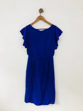 Load image into Gallery viewer, Suzi Chin for Maggy Boutique Women&#39;s Silk Shift Dress NWT | UK6-8 | Blue
