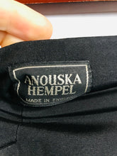 Load image into Gallery viewer, Anouska Hempel Women&#39;s Silk Pencil Skirt | S UK8 | Black
