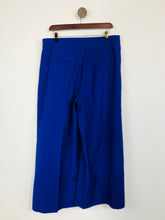 Load image into Gallery viewer, John Lewis Women&#39;s Wool Flared Culottes Trousers | UK14  | Blue
