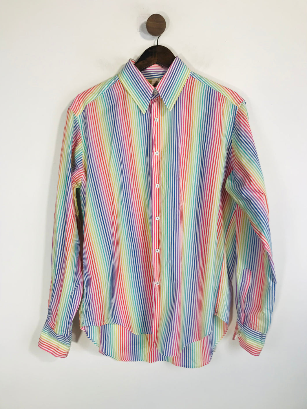 1 Like No Other Men's Striped Button-Up Shirt | 3 | Multicoloured