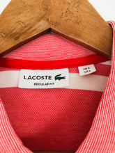 Load image into Gallery viewer, Lacoste Men&#39;s Striped Polo Shirt | L | Pink
