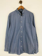 Load image into Gallery viewer, Gant Men&#39;s Cotton Striped Button-Up Shirt | L | Blue
