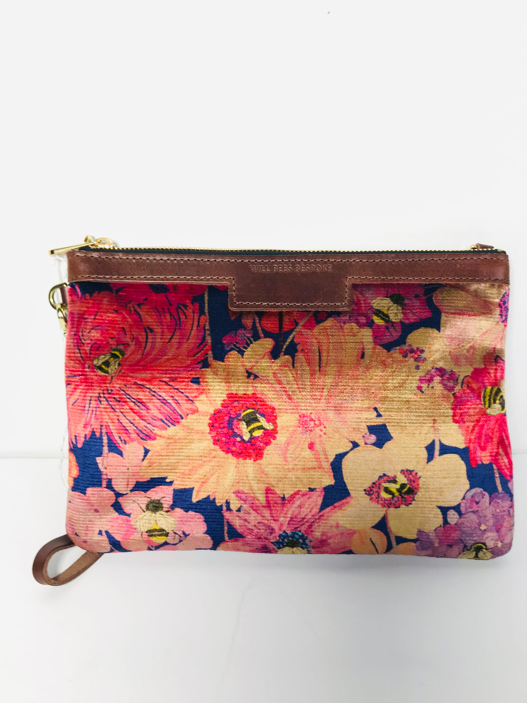 Will Bees Bespoke Women's Floral Clutch Bag | S UK8 | Multicoloured