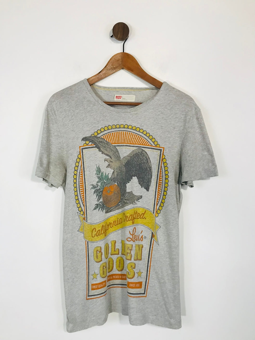 Levi’s Men's Cotton Graphic T-Shirt | S | Grey
