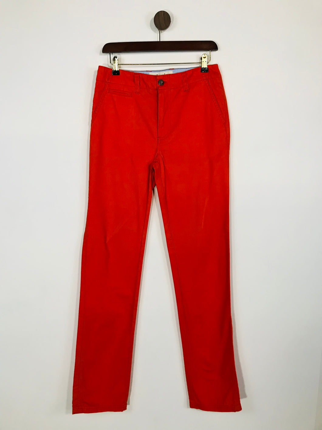Boden Kid's Cotton Chinos Trousers | W30 L | Orange