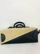 Load image into Gallery viewer, Diane von Furstenberg Leather Shoulder Bag NWT | Black and Beige

