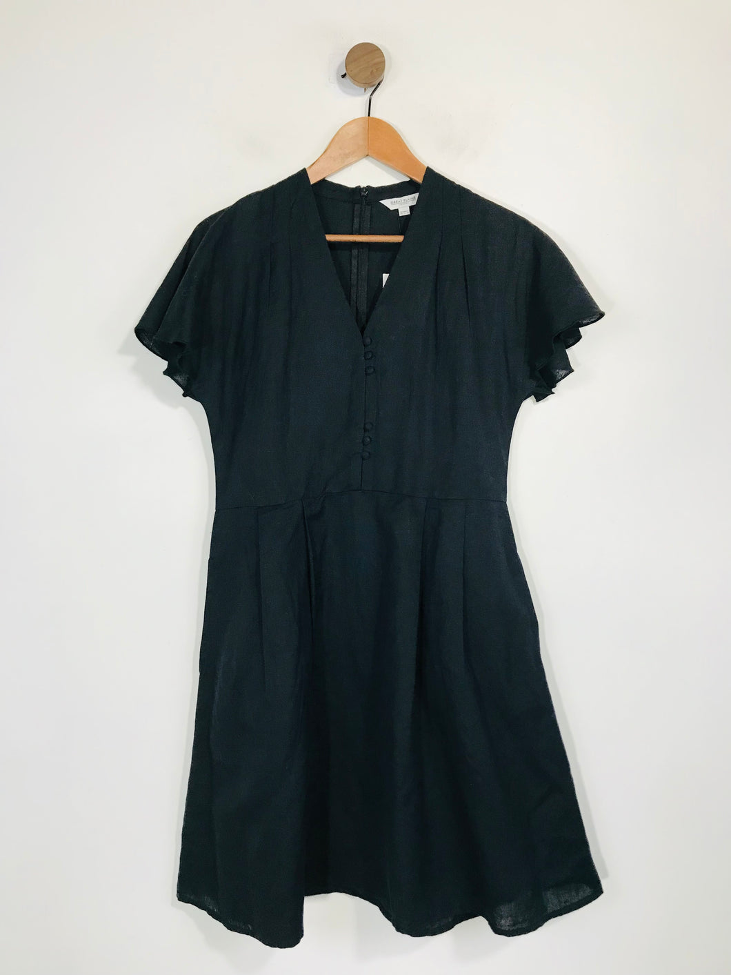 Great Plains Women's Linen A-Line Dress NWT | UK10 | Blue