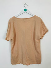 Load image into Gallery viewer, Baukjen Women’s V-Neck T-Shirt Top | UK14 | Peach Orange
