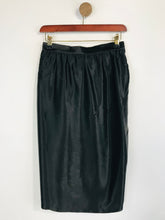 Load image into Gallery viewer, Yves Saint Laurent Women&#39;s Vintage Wrap Midi Skirt | EU40 UK12 | Black
