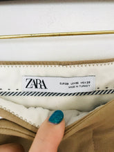 Load image into Gallery viewer, Zara Women&#39;s Straight Leg Chinos Trousers | UK10 | Beige
