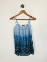 Load image into Gallery viewer, Vince Women&#39;s Silk Striped Tank Top | XS UK6-8 | Blue
