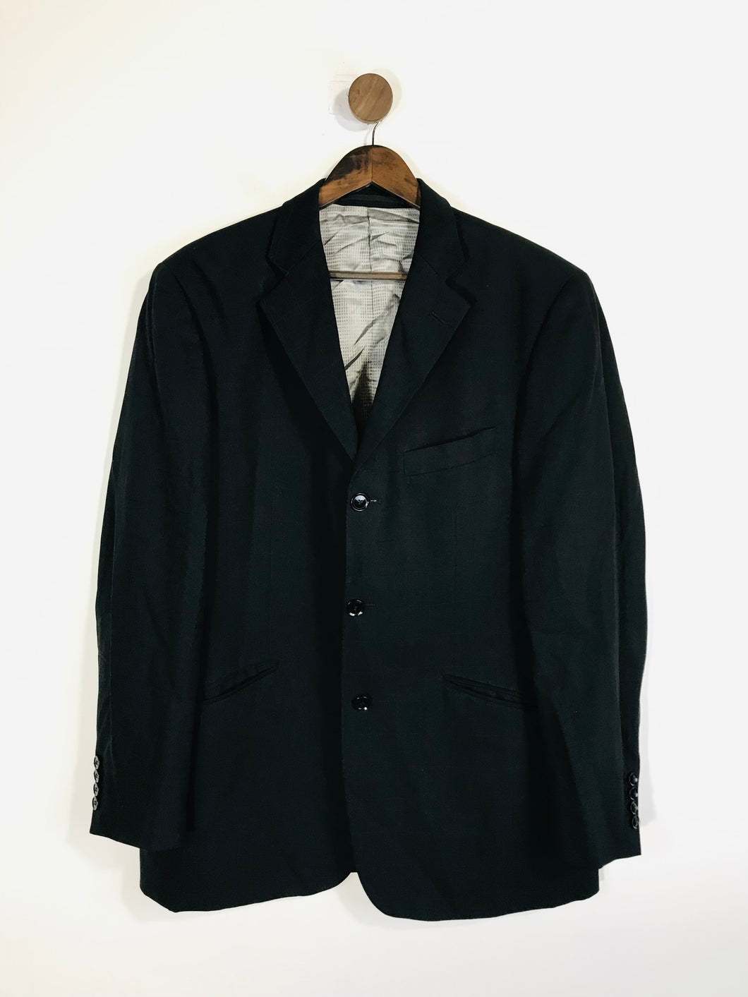 Zignone Men's Smart Blazer Jacket | 42 R | Black