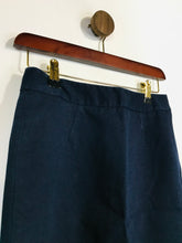 Load image into Gallery viewer, L.K. Bennett Women&#39;s Cotton Pencil Skirt | UK8 | Blue

