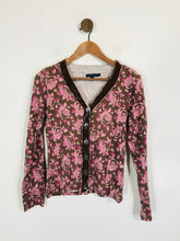 Load image into Gallery viewer, Boden Women&#39;s Velvet Floral Cardigan | UK12 | Multicoloured
