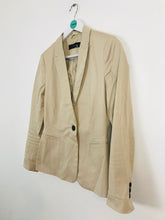 Load image into Gallery viewer, Zara Women’s Tailored Blazer Suit Jacket | M | Beige
