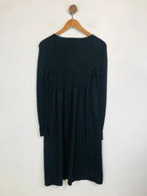 Load image into Gallery viewer, The White Company Women&#39;s Long Sleeve Merino Wool Shift Dress | M UK10-12 | Grey
