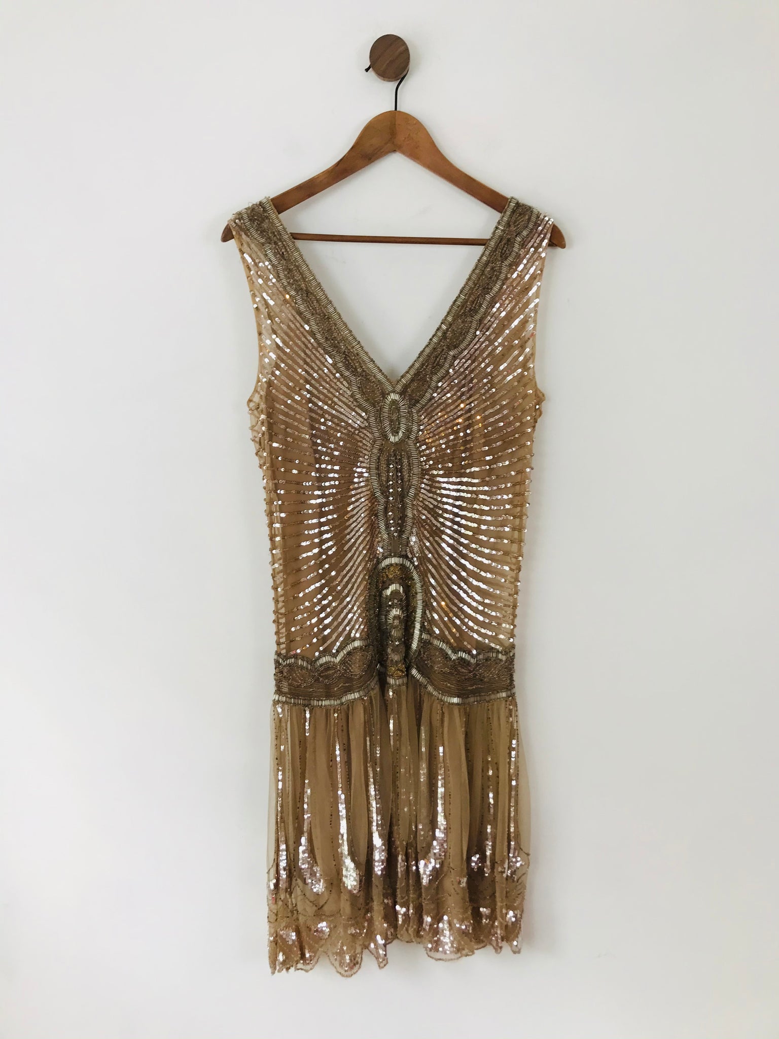 jigsaw sequin dress JIGSAW Sequin Ruched Midi Dress