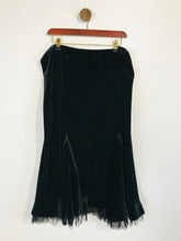 Load image into Gallery viewer, Principles Women&#39;s Velour Midi Skirt | UK18 | Black
