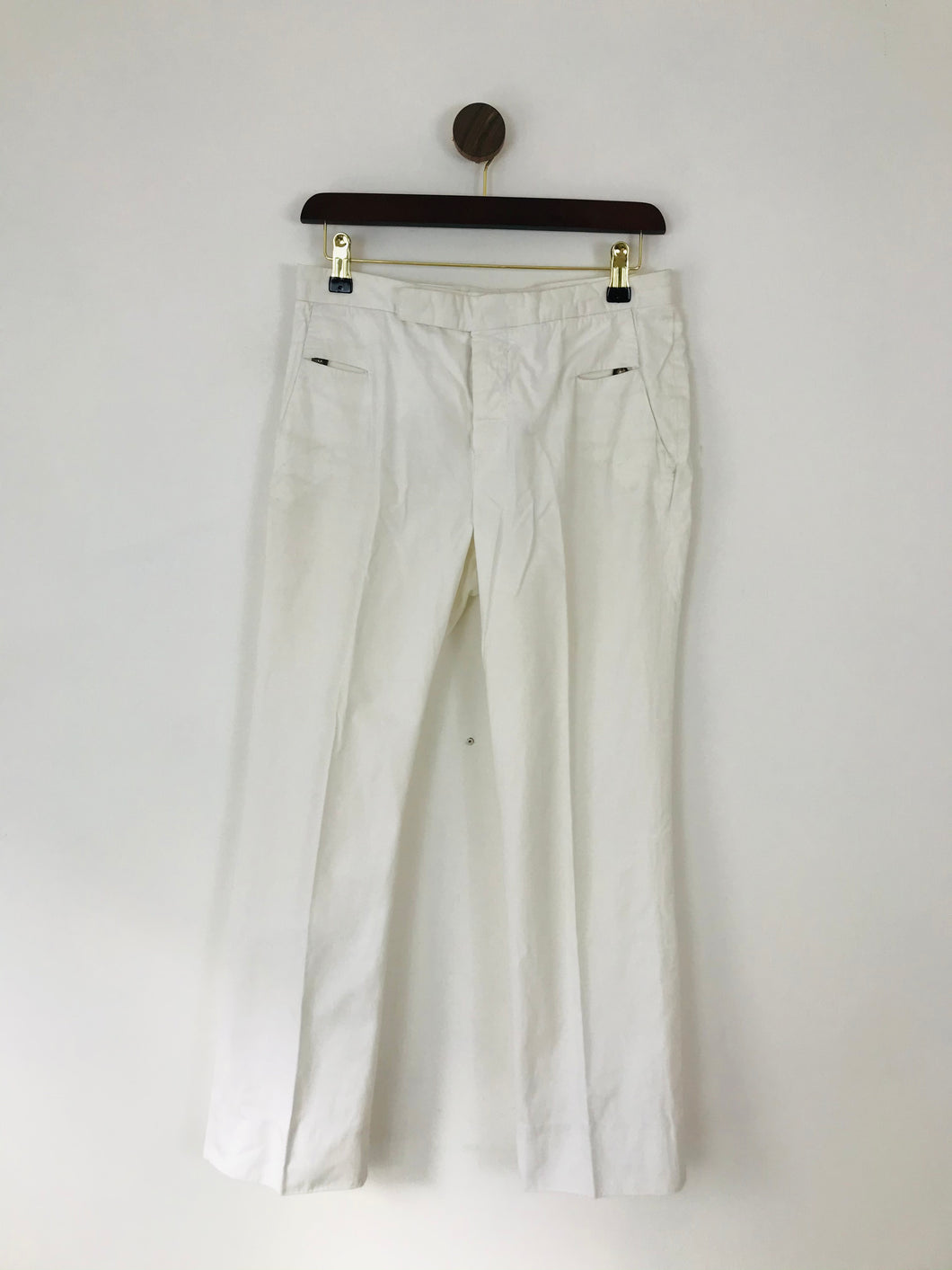 Marni Women’s Straight Leg Chino Trousers | 40 UK12 | White