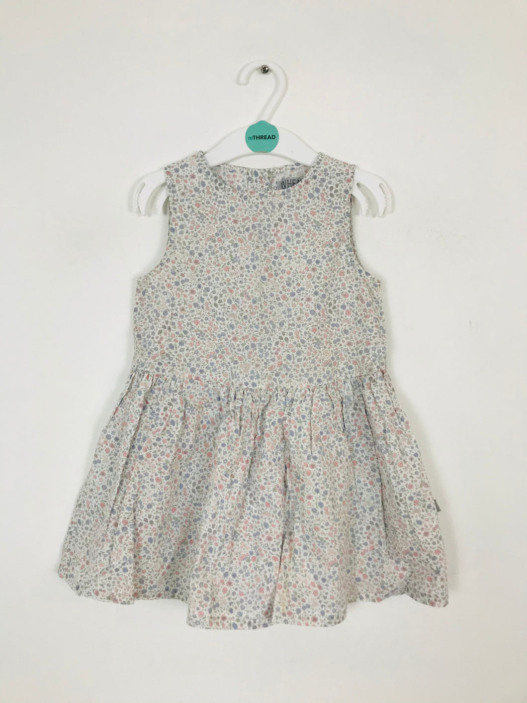 Wheat Kid’s Floral Aline Dress | 3 Years | Multicolour