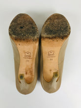 Load image into Gallery viewer, LK Bennett Women&#39;s Leather Court Heels | EU38 UK5 | Beige
