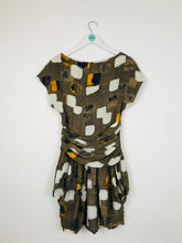 Load image into Gallery viewer, Diane Von Furstenberg Womens Silk Dress | US10 UK14 | Brown
