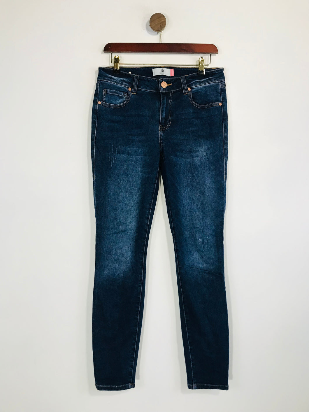 Cabi Women's Distressed Skinny Jeans | US6 UK10 | Blue