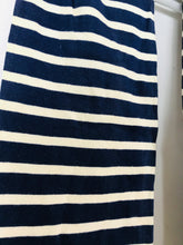 Load image into Gallery viewer, Saint James Womens Stripe Scarf | W6.5” L53.5” | Navy and white

