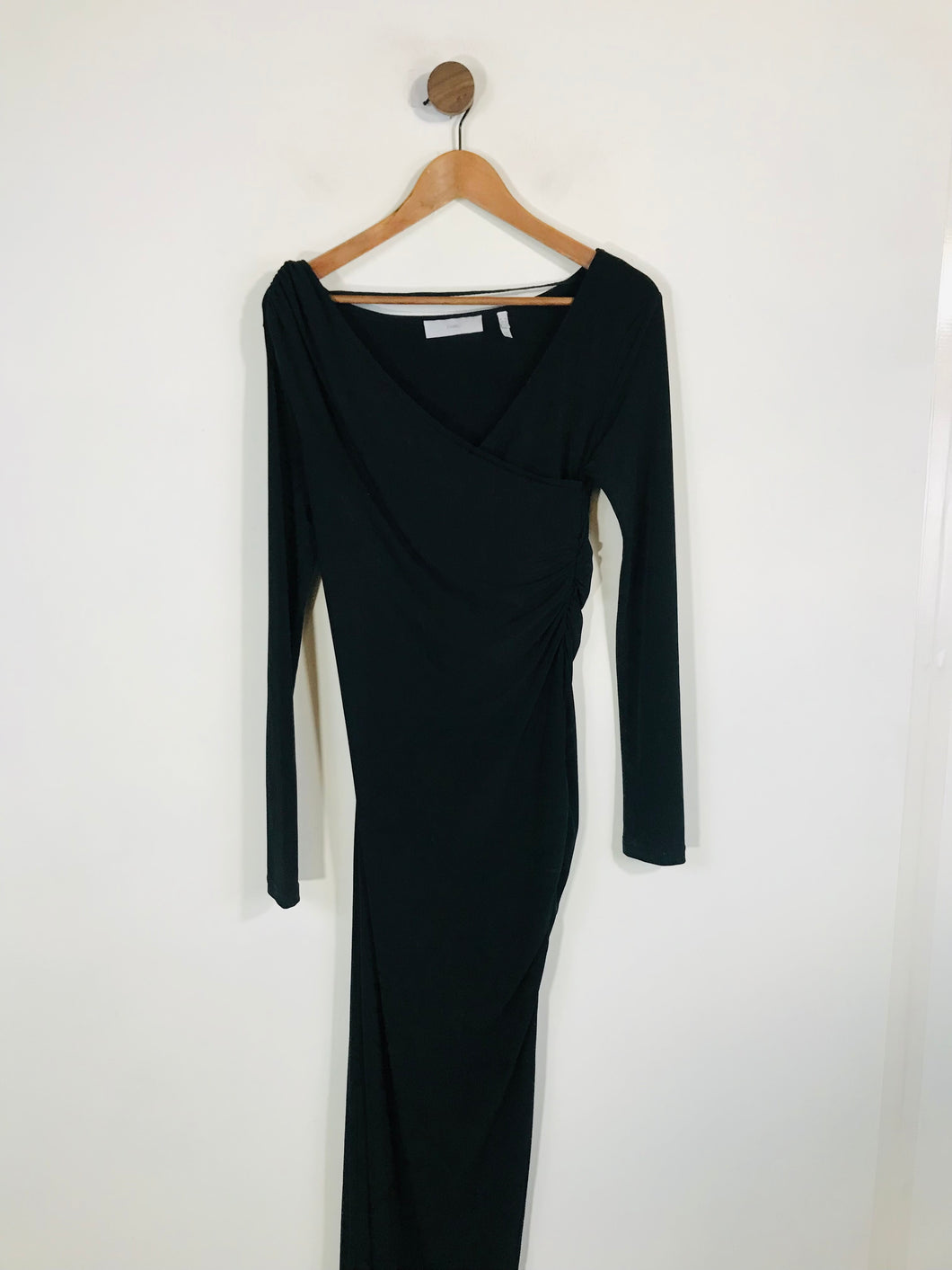 Charli Women's Long Sleeve Ruched Bodycon Dress | UK10 | Black