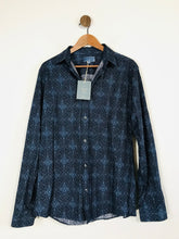 Load image into Gallery viewer, John Lewis Men&#39;s Fitted Patterned Button-Up Shirt NWT | L | Blue
