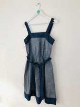Load image into Gallery viewer, Boutique by Jaeger Women’s A-Line Denim Dress | UK10 | Blue
