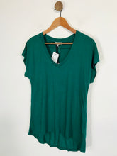 Load image into Gallery viewer, Reiss Women&#39;s V-Neck T-Shirt | M UK10-12 | Green
