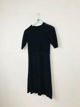 Load image into Gallery viewer, Cos Womens Knit Knee Length A-Line Dress | XS | Black
