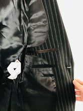 Load image into Gallery viewer, Zara Man Men’s Wool Stripe Suit Jacket Blazer | EU52 UK42 XL | Grey
