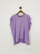 Load image into Gallery viewer, Hush Women&#39;s Linen Blend Vest | M/L UK14 | Purple

