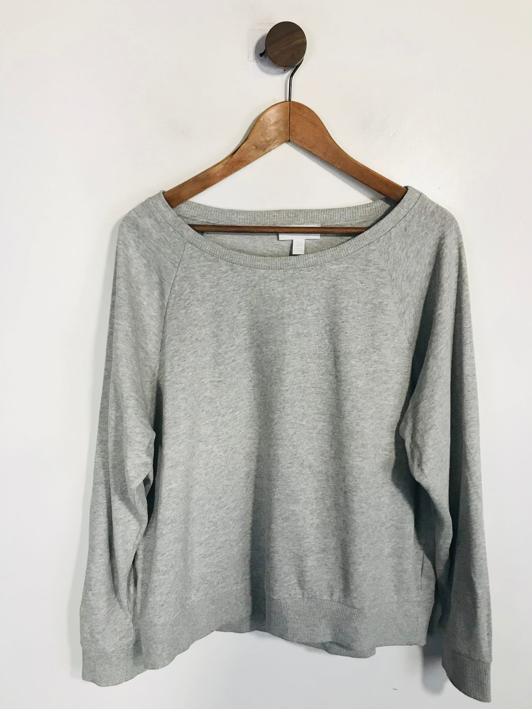 The White Company Women's Cotton Sweatshirt | UK14 | Grey