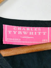 Load image into Gallery viewer, Charles Tyrwhitt Women&#39;s Silk Pleated Tank Top | UK12 | Black
