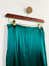 Load image into Gallery viewer, Oliver Bonas Women&#39;s A-line Midi Skirt | UK8 | Green

