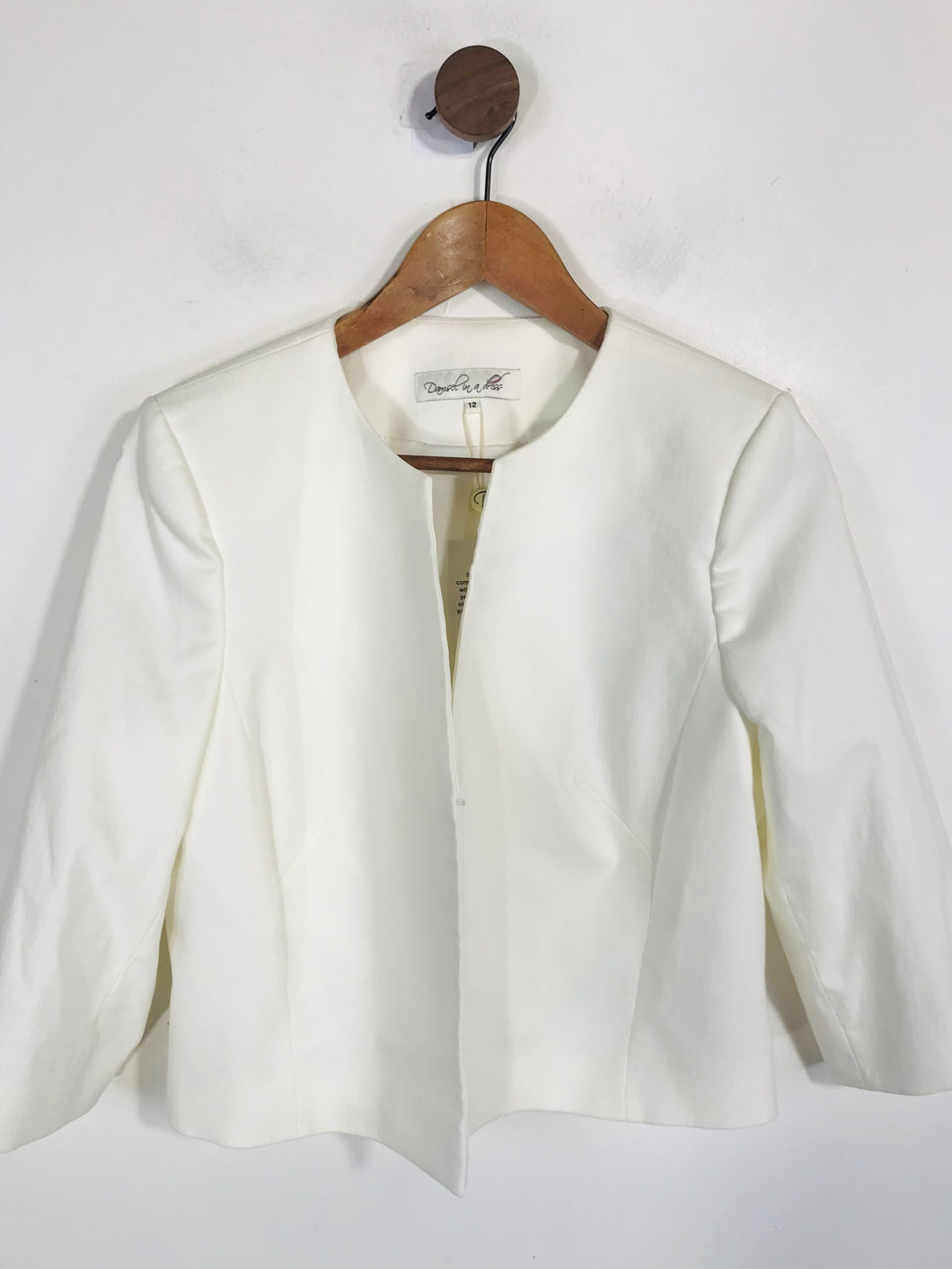Damsel in a dress Women's Crop Blazer Jacket NWT | UK12 | White