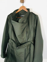 Load image into Gallery viewer, Mint Velvet Women&#39;s Zip Belted Overcoat Coat | UK18 | Green
