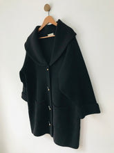 Load image into Gallery viewer, Hardy Amies Women’s Vintage Knit Jacket Overcoat | One Size | Black
