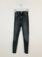 Load image into Gallery viewer, Zara Women’s High Waisted Skinny Jeans | EU34 UK6 | Grey
