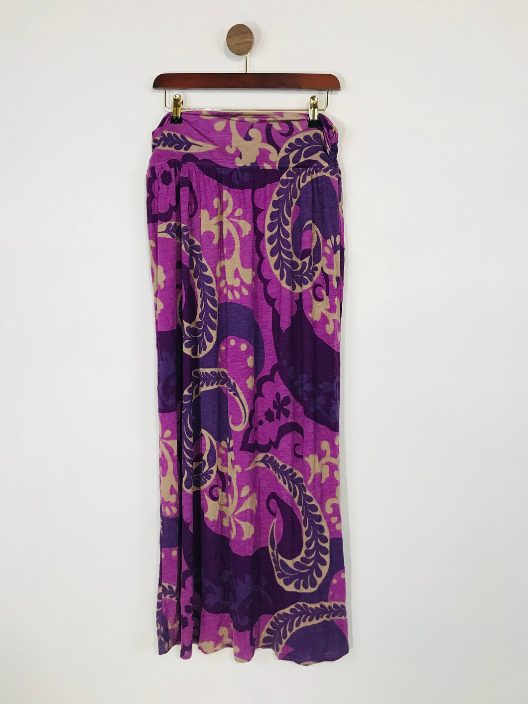 Boden Women's Paisley Maxi Skirt | UK12 | Purple