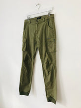 Load image into Gallery viewer, Guess Women’s Utility Trousers | UK16 | Khaki Green
