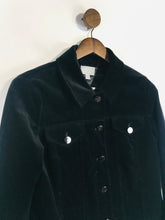 Load image into Gallery viewer, Pure Collection Women&#39;s Velvet Blazer Jacket | UK10 | Black
