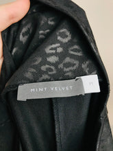Load image into Gallery viewer, Mint Velvet Women’s Leopard Print Yoga Leggings | M | Black
