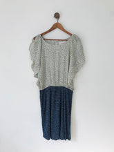 Load image into Gallery viewer, Zara Women’s Polka Dot Sleeveless Midi Dress | L UK14 | Multicolour
